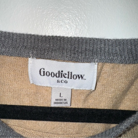 GOODFELLOW Sweater Colorblock - Picture 2 of 2